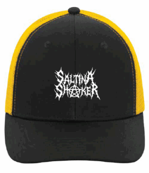 Black & Yellow Trucker Logo Cap