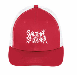 Red & White Trucker Logo Cap