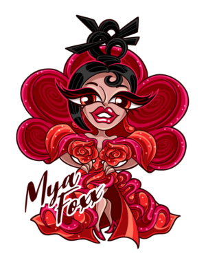 Mya "Finale" Sticker